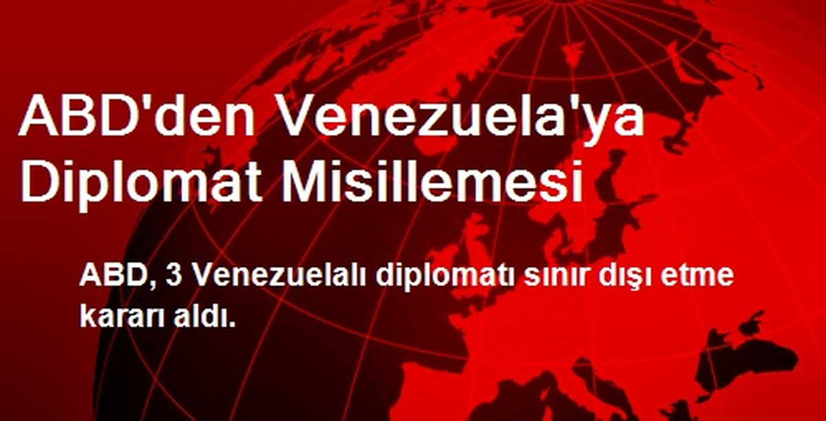 ABD\'den Venezuela\'ya Diplomat Misillemesi
