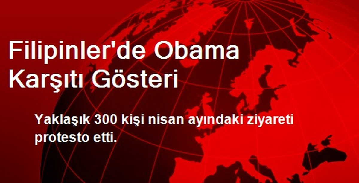 Filipinler\'de Obama Karşıtı Gösteri