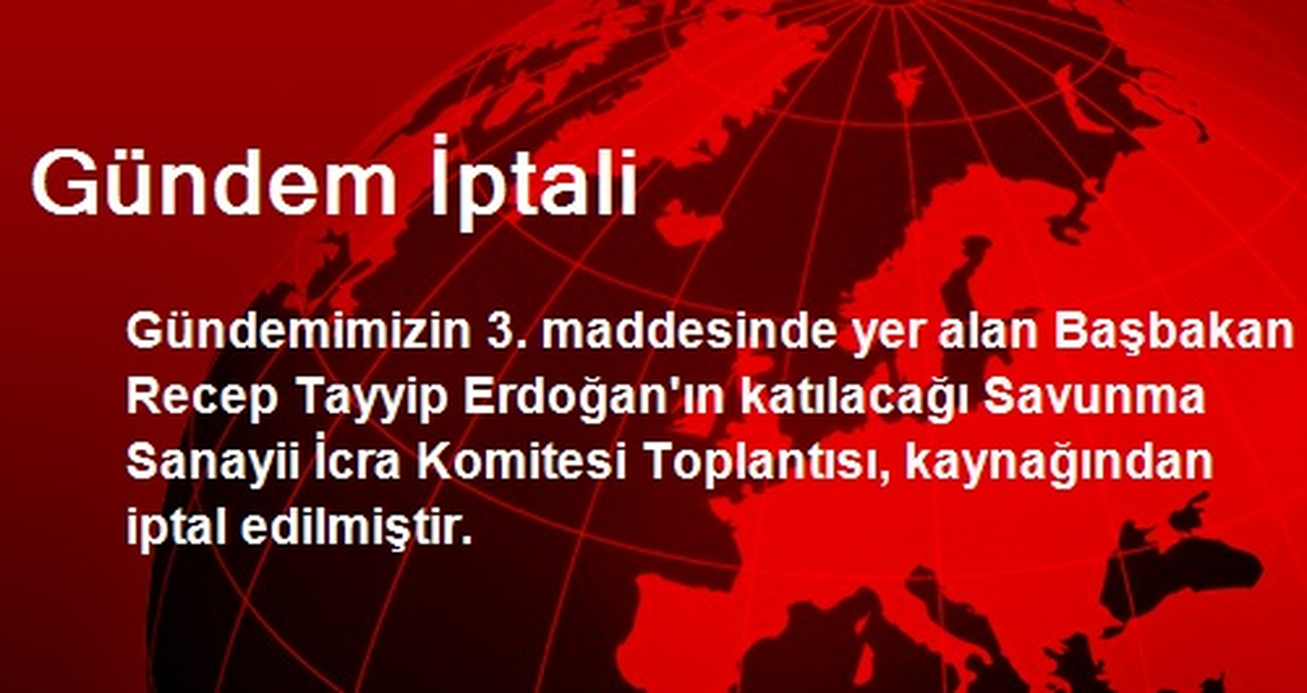 Gündem İptali