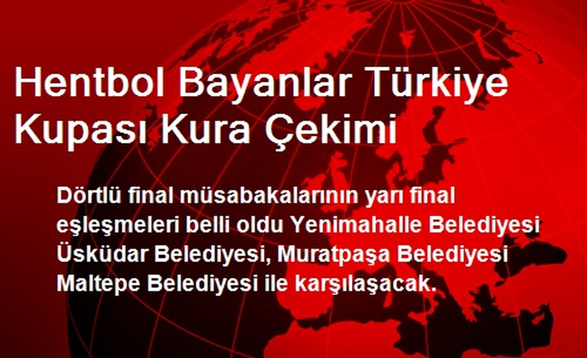Hentbol Bayanlar Türkiye Kupası Kura Çekimi