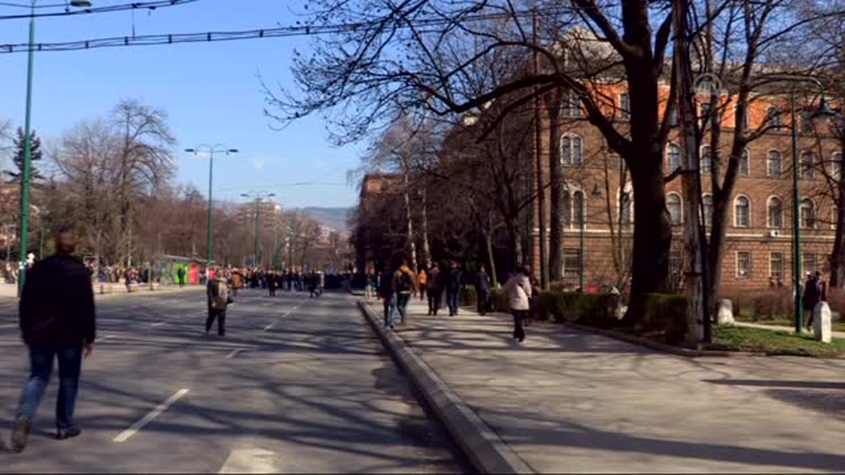 Saraybosna ve Zagreb\'de protestolar