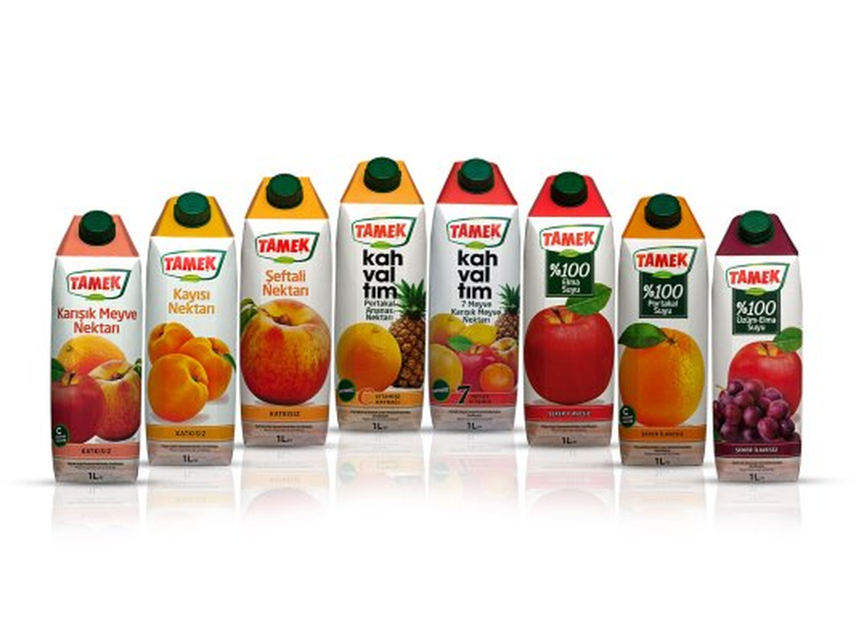 Tamek\'in 59 Yıllık Meyve Suyu Lezzeti, Yeni Ambalajında