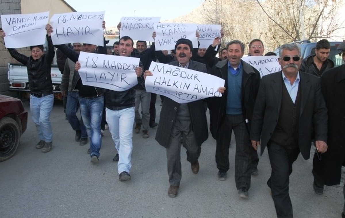 Van\'da İmar Protestosu