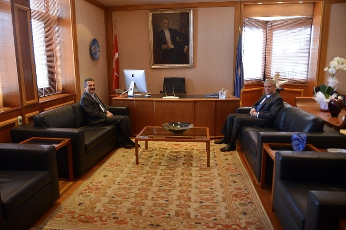 Başkan Ataç\'tan Rektör Gündoğan\'a Ziyaret