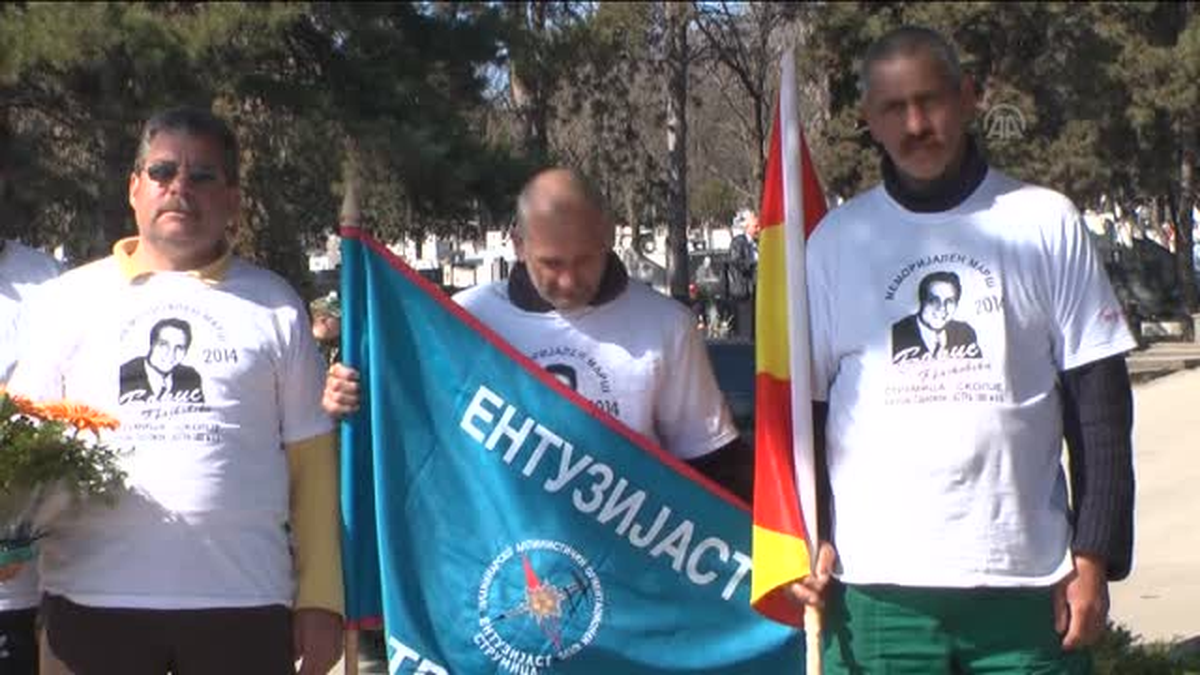 Eski Cumhurbaşkanı Traykovski anıldı -