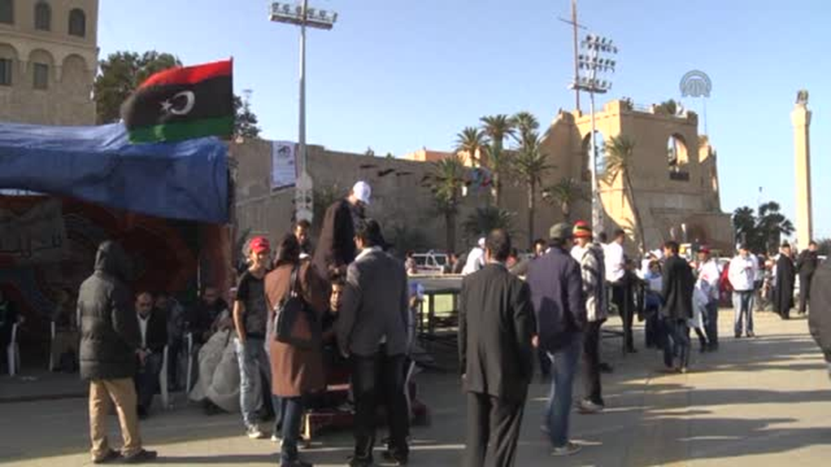 Libya\'da halk maratonu