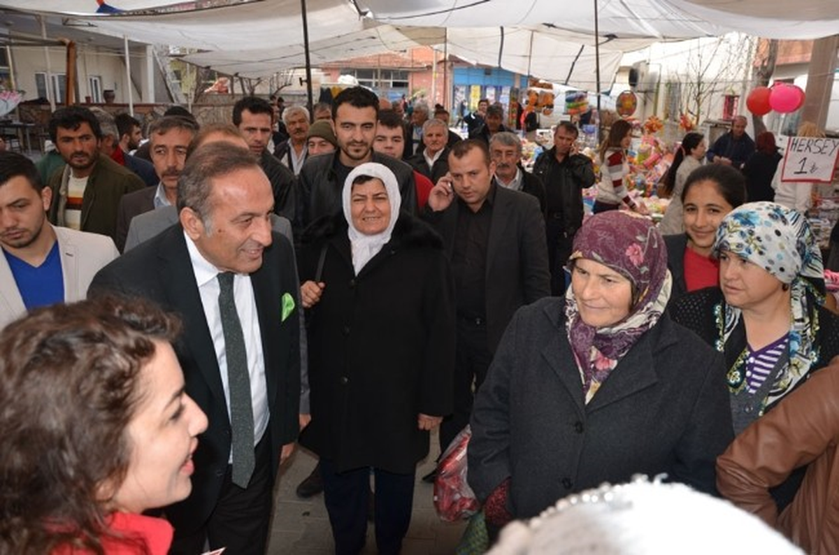 MHP Adayı Ali İpek Bekilli İlçesini Gezdi