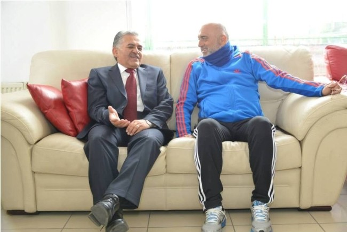 Onursal Başkan Büyükkılıç, Kayseri Erciyesspor Antrenmanında