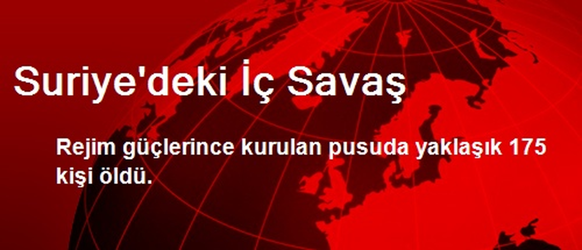 Suriye\'deki İç Savaş