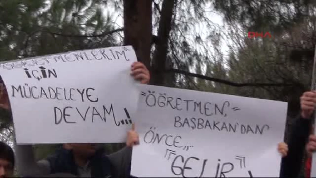 Samsun\'da Öğretmenler Eylem Yaptı