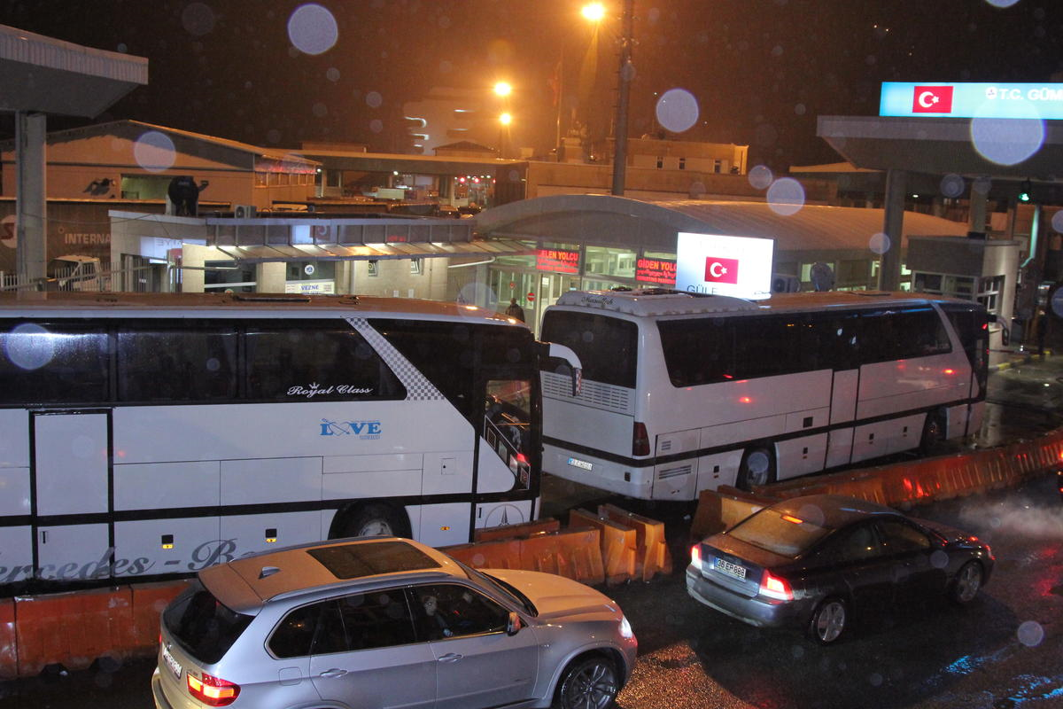 Sarp Sınır Kapısı\'nda Eylem