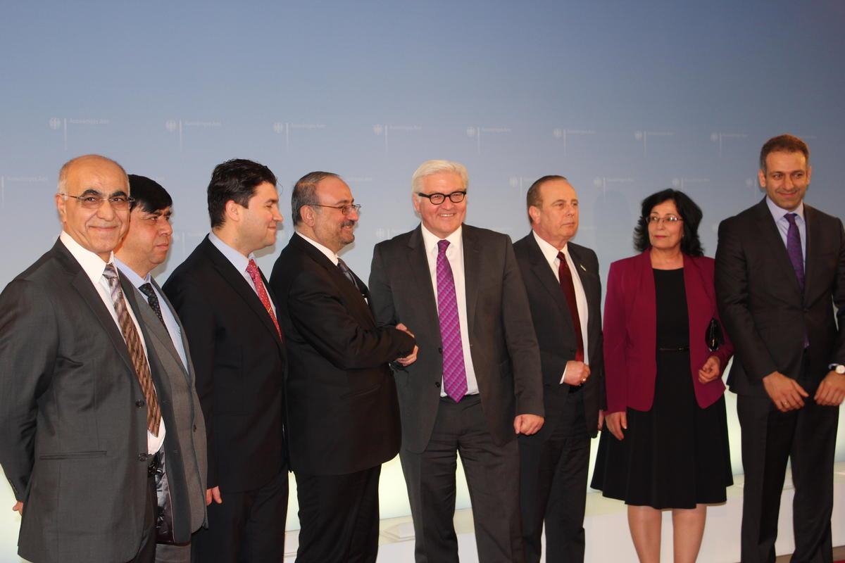 Steinmeier, Suriye Geçici Hükümeti Başbakanı Tuma ile Görüştü