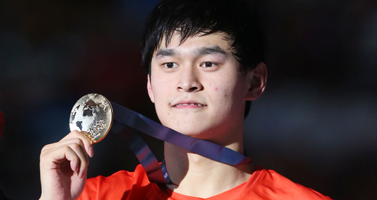 Çinli Yüzücü Sun Yang Üçlüyü Tamamladı
