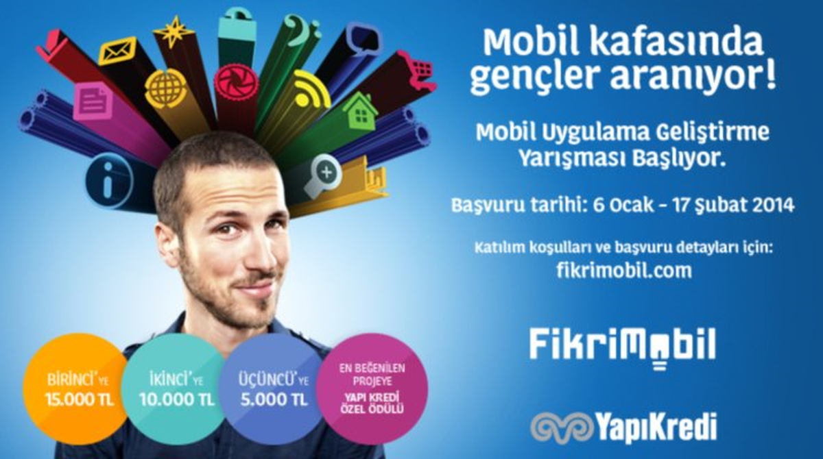 Yapı Kredi Fikri Mobil Başvuruları 17 Mart\'a Uzatıldı