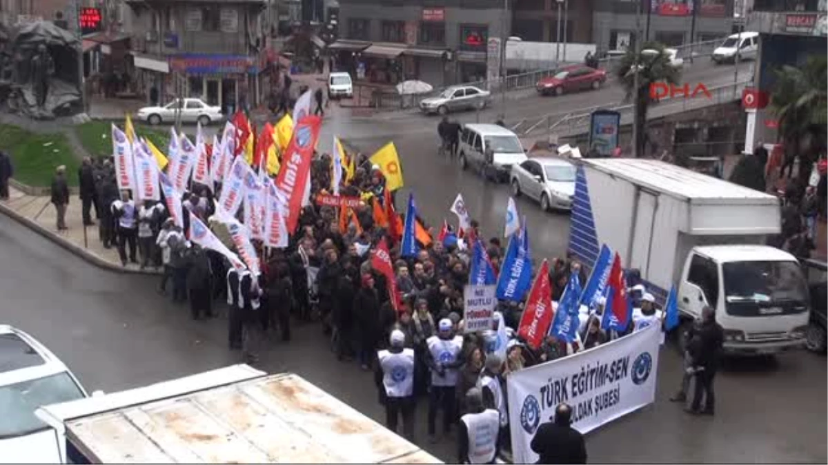 Zonguldak\'ta MEB Yasa Tasarısı Protestosu