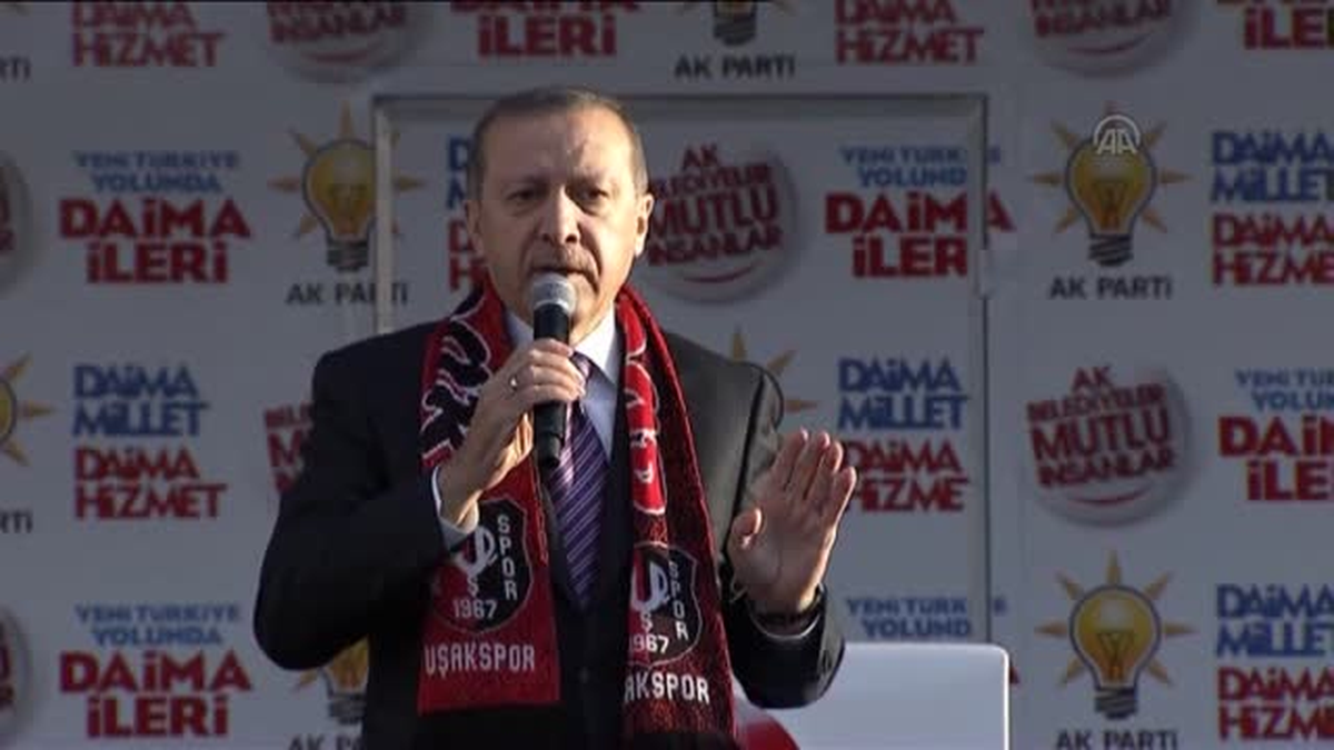 AK Parti Uşak Mitingi