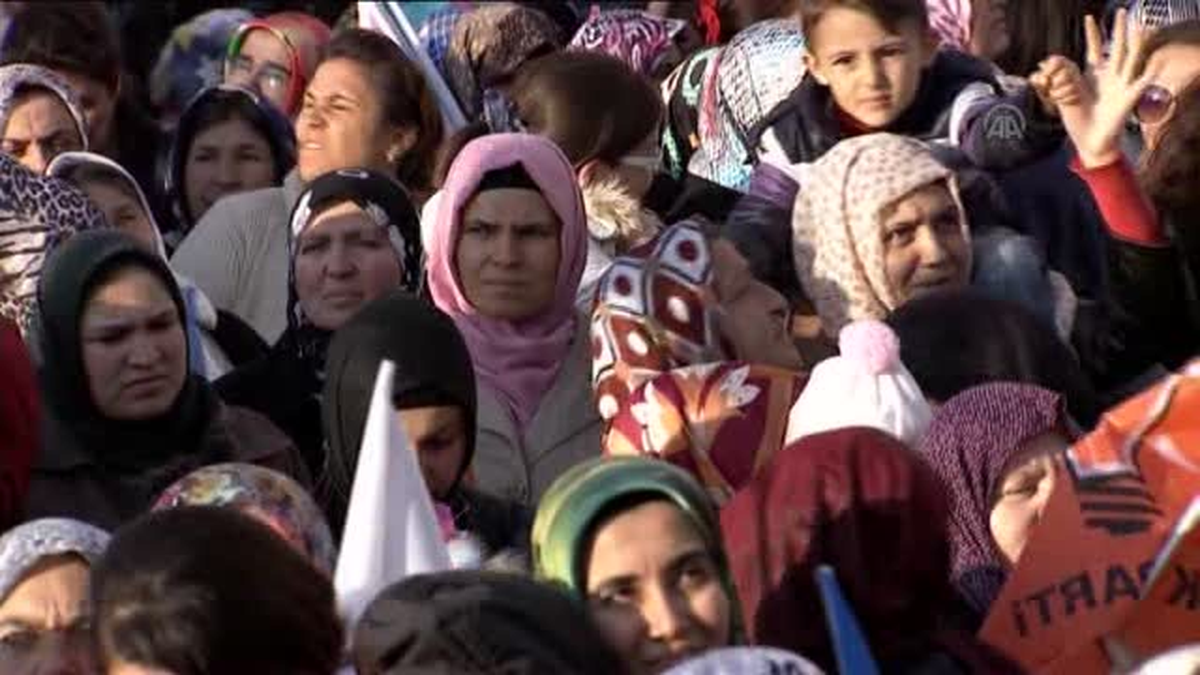 AK Parti Uşak Mitingi