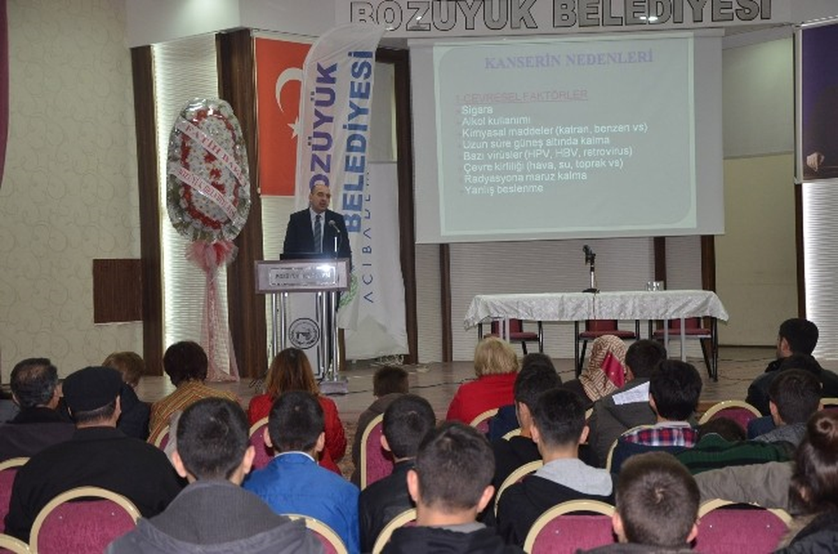 Bozüyük\'te "Kanserde Güncel Tedavi Yöntemleri" Anlatıldı