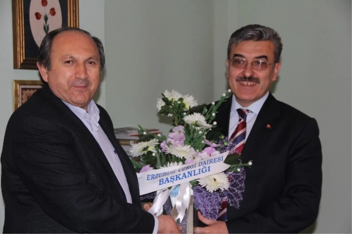 Erzurum Vergi Dairesi Başkanı Poyraz\'dan Dagc\'ye Ziyaret