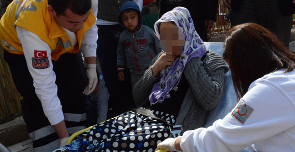 Genç Kız Kaldırımda Yürürken Vuruldu