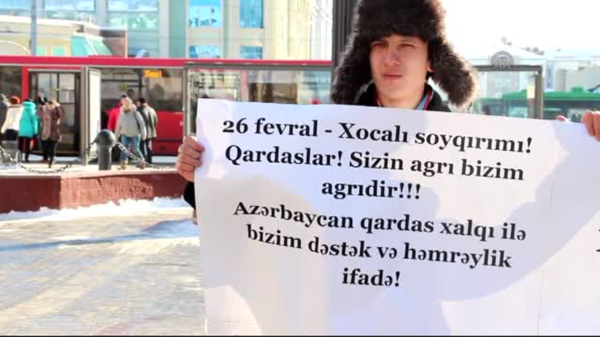 Hocalı katliamı Kazan\'da da anıldı