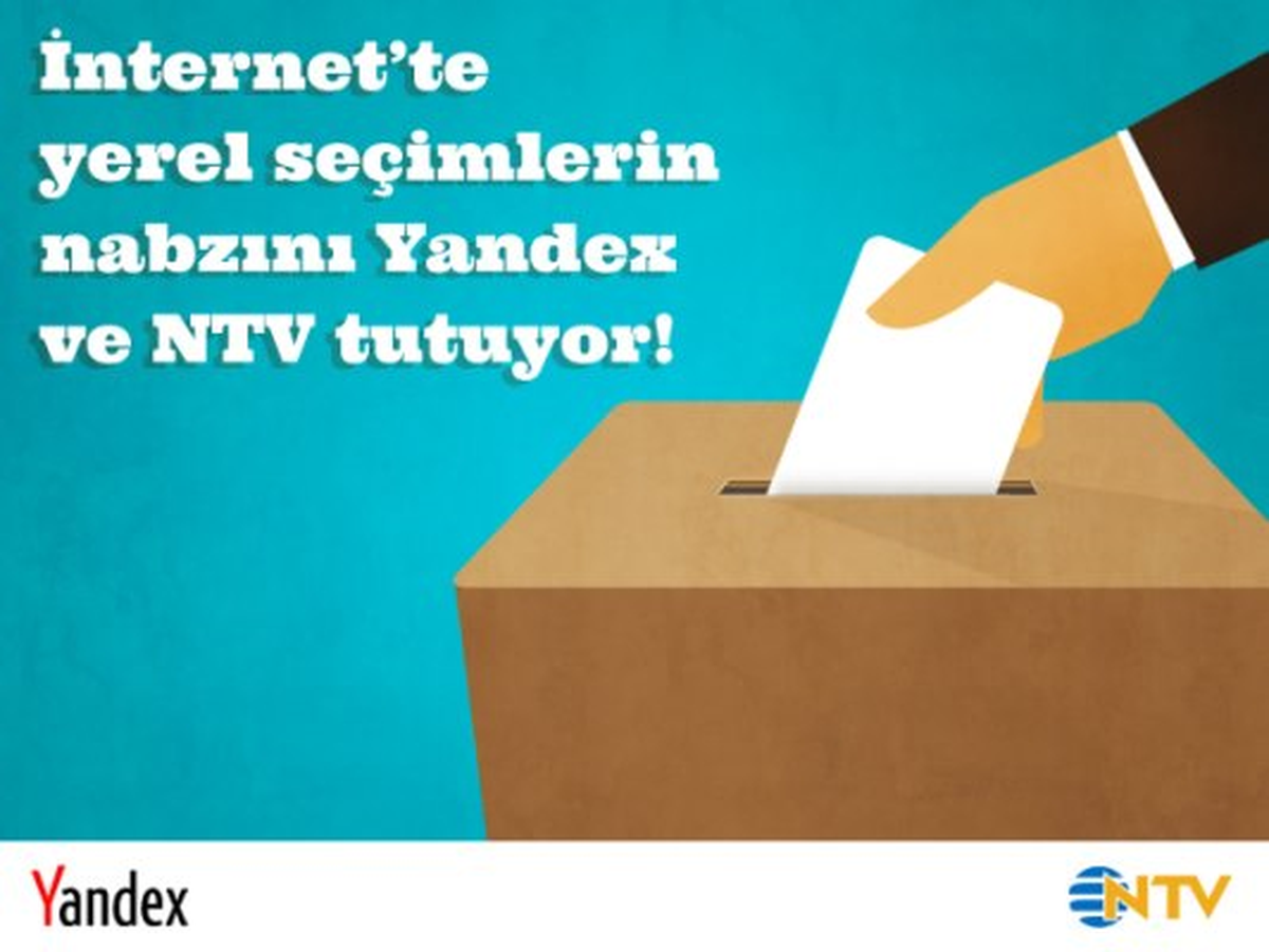 İnternet\'te Yerel Seçimlerin Nabzını Yandex ve NTV Tutuyor