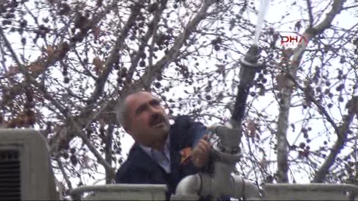 Adıyaman\'da, Lokantada Yangın Paniği