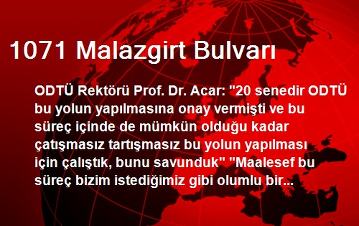 1071 Malazgirt Bulvarı
