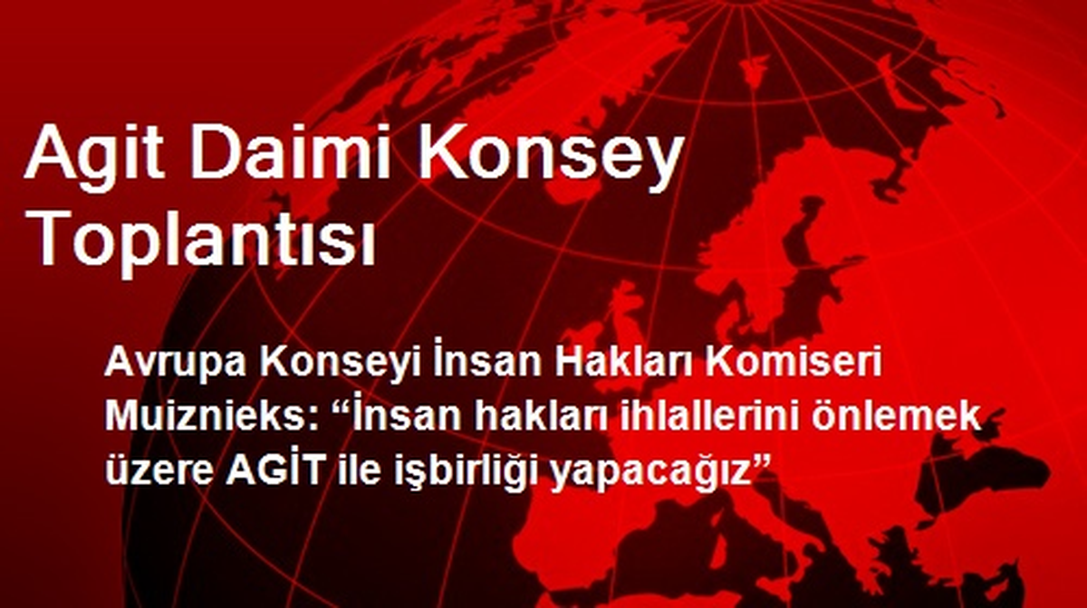 Agit Daimi Konsey Toplantısı