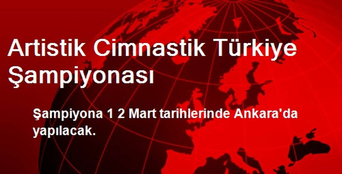 Artistik Cimnastik Türkiye Şampiyonası