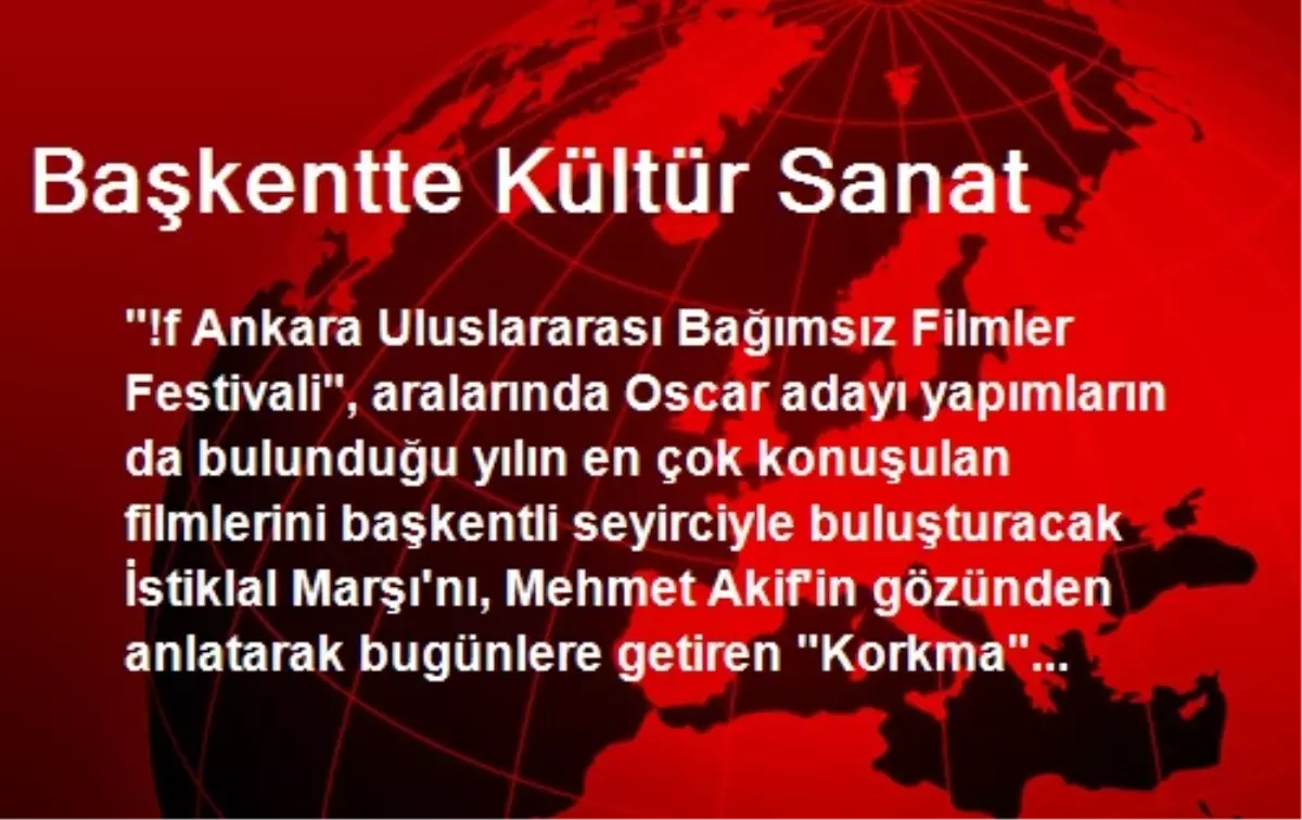 Başkentte Kültür Sanat