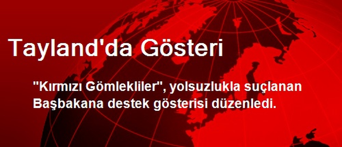 Tayland\'da Gösteri