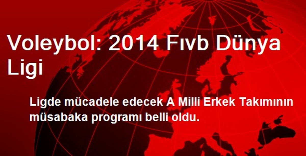 A Milli Erkek Takımının Programı Belli Oldu