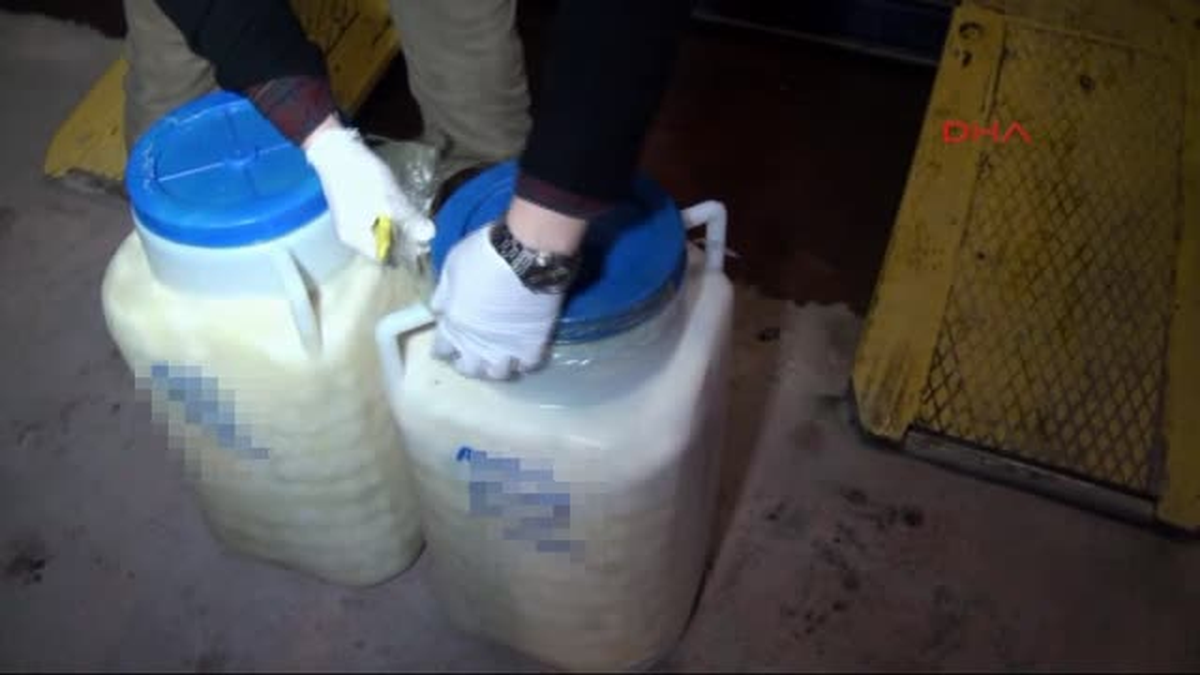 Peynir Bidonundan Uyuşturucu Çıktı