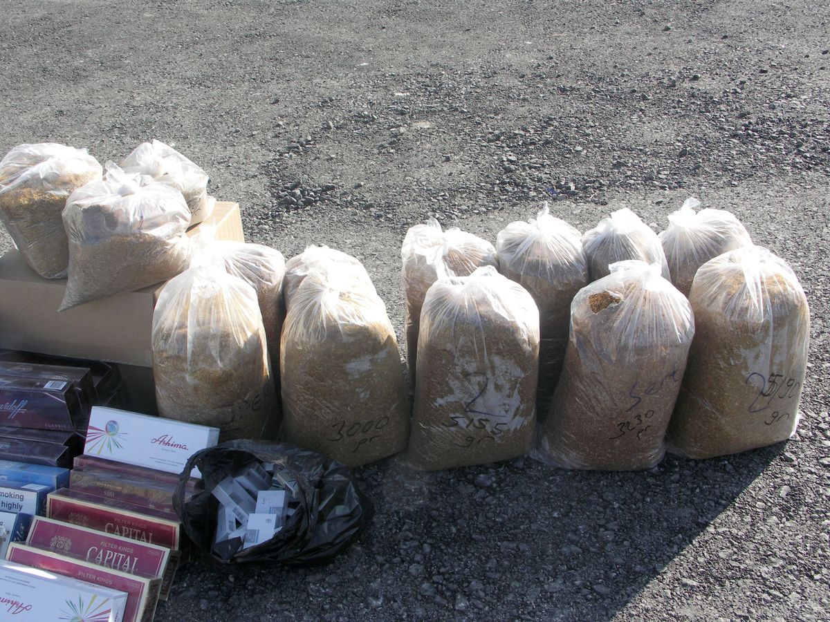 Tekirdağ\'da Kaçak Sigara ve Tütün Operasyonu