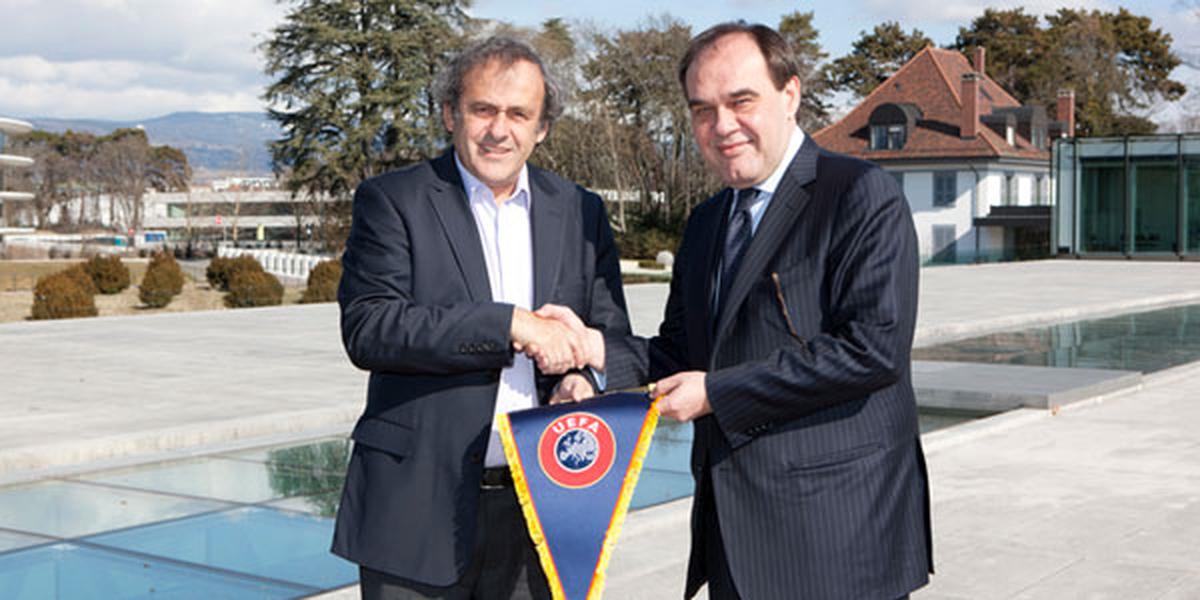 Tff Başkanı Demirören, Platini ile Görüştü