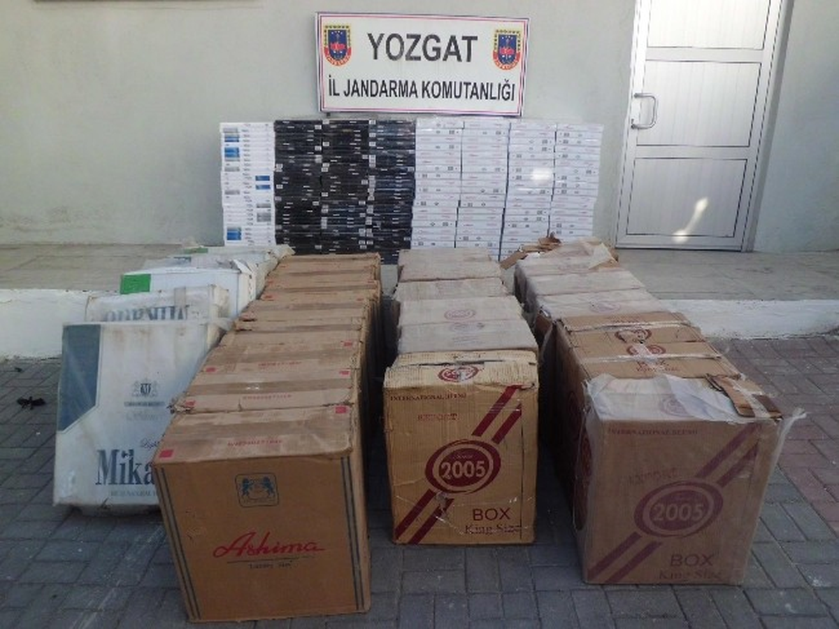 Yozgat\'ta 24 Bin 400 Paket Kaçak Sigara Ele Geçirildi