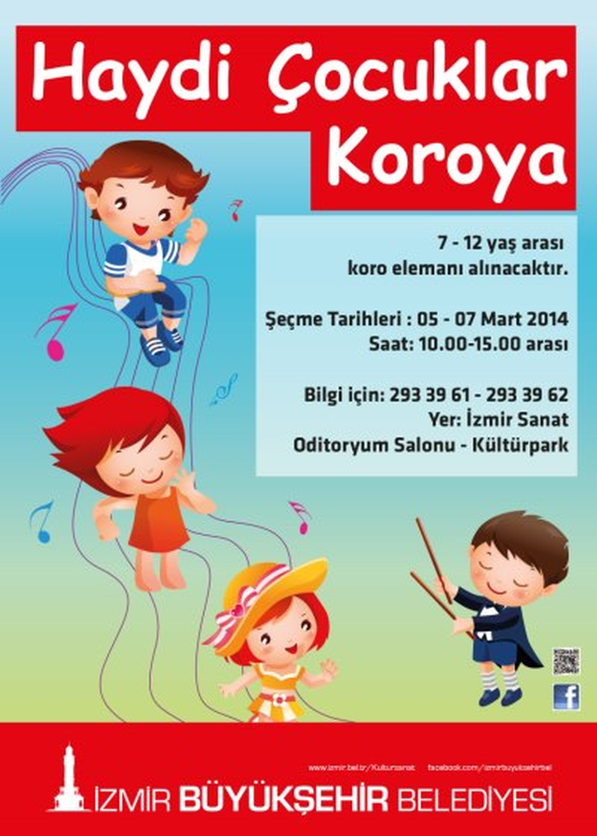 Büyükşehir Seçme Yapacak Haydi Çocuklar Koroya