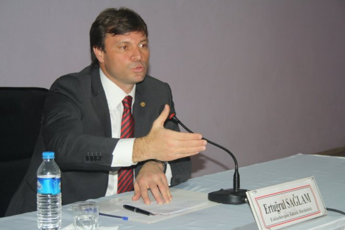 Eskişehirspor Teknik Direktörü Sağlam, Söyleşiye Katıldı