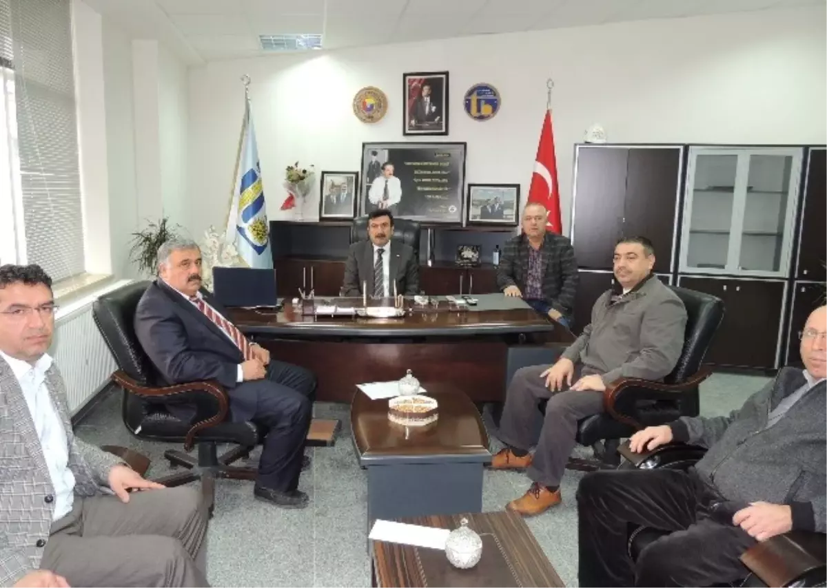 Kasaplar Odası Yönetimin'den Ticaret Borsası'na Ziyaret