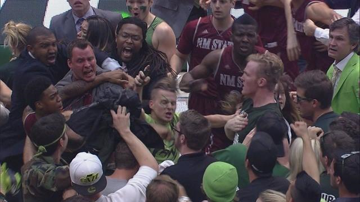 Ncaa Maçı Kavgayla Bitti