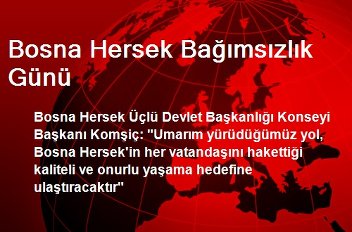 Bosna Hersek Bağımsızlık Günü