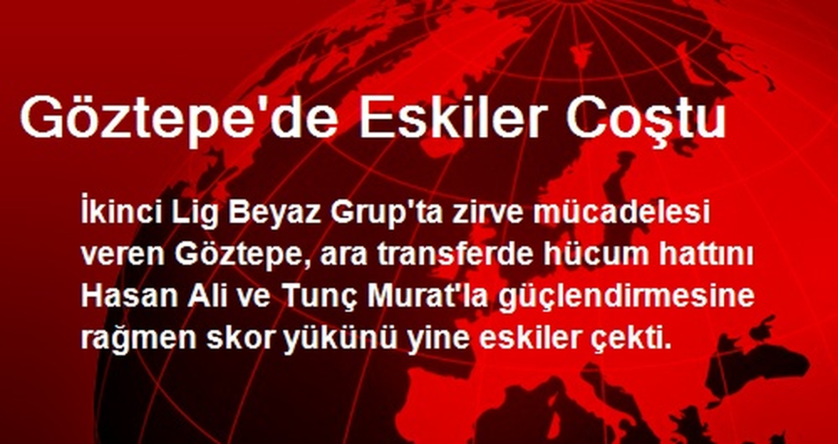 Göztepe\'de Eskiler Coştu