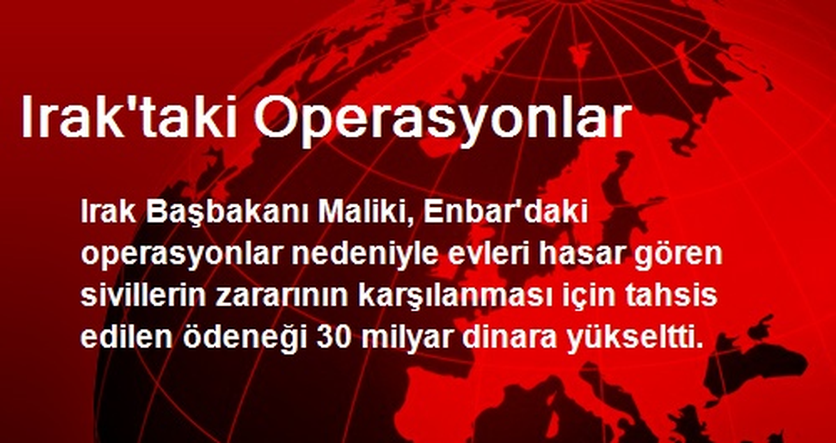 Irak\'taki Operasyonlar