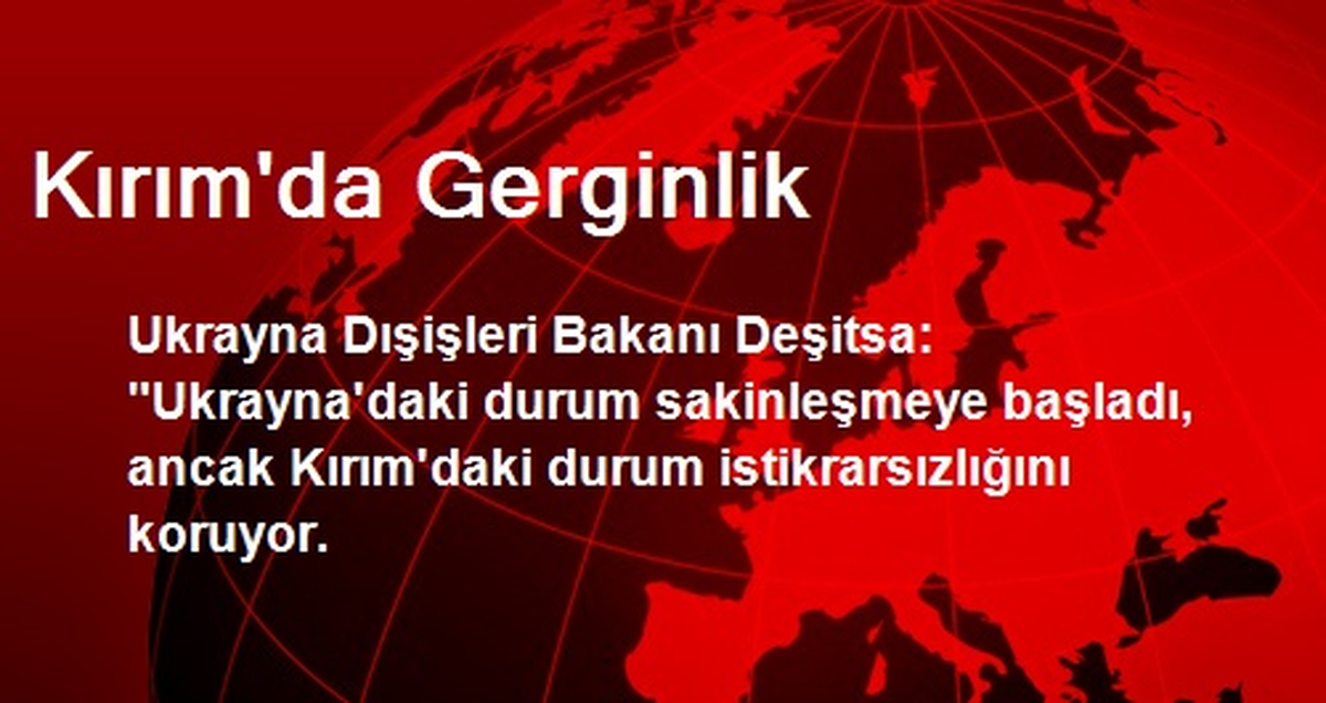 Kırım\'da Gerginlik