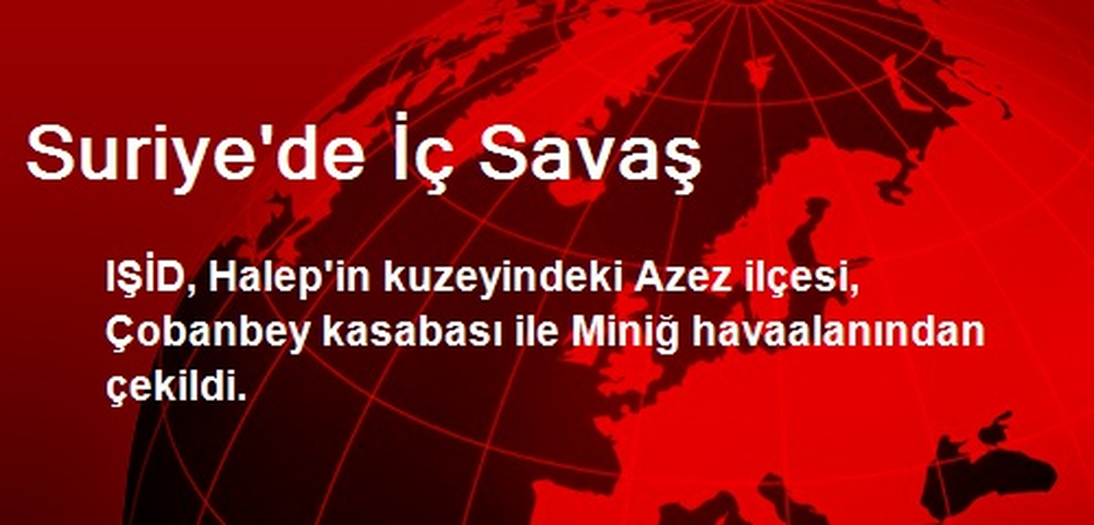 Suriye\'de İç Savaş