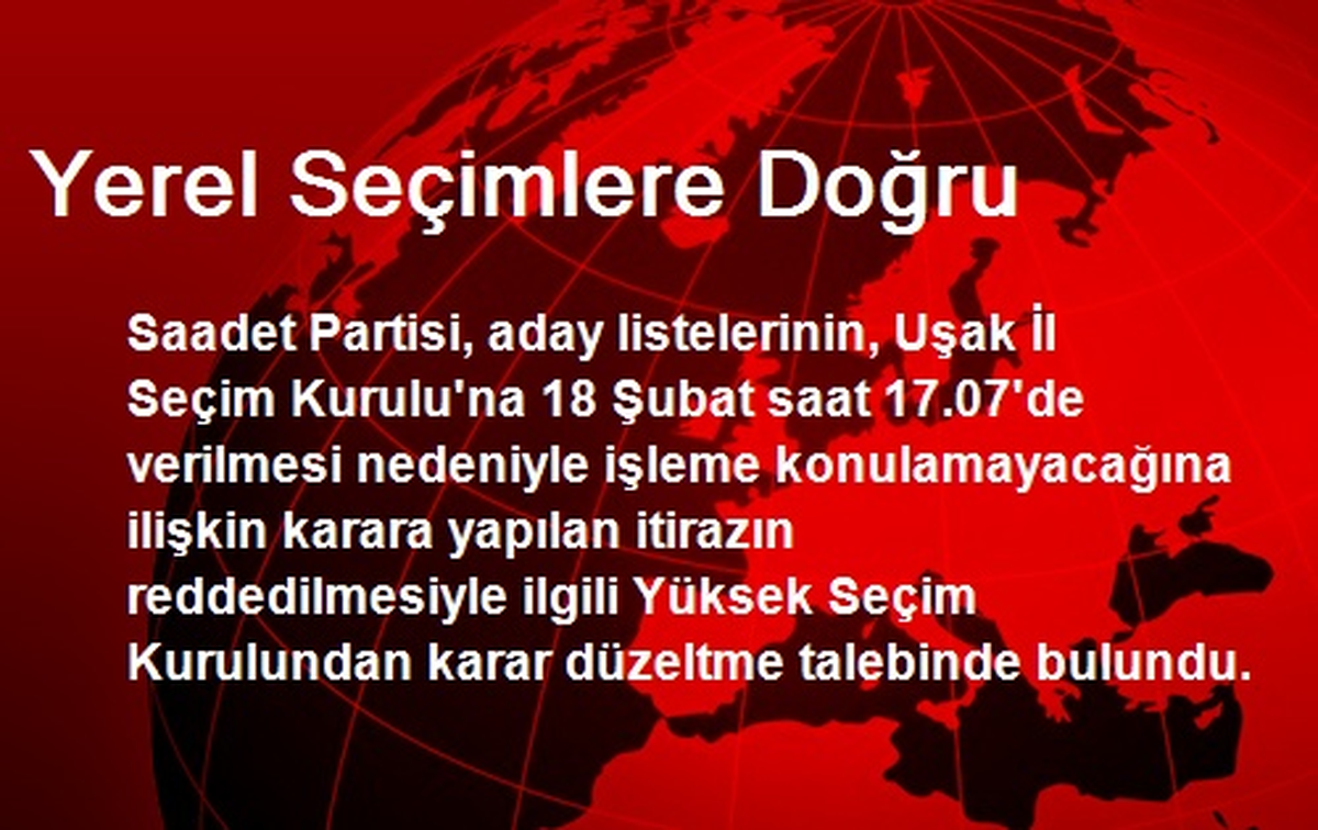 Yerel Seçimlere Doğru
