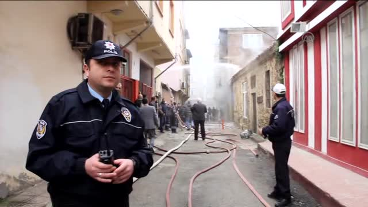 Sinop\'ta depo yangını