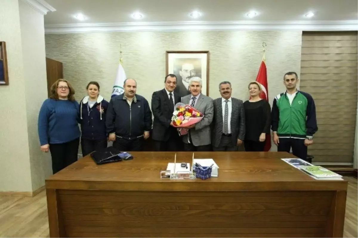 TOKİ Savaş Kubaş Anadolu Lisesi'nden Başkan Sakallı'ya Ziyaret
