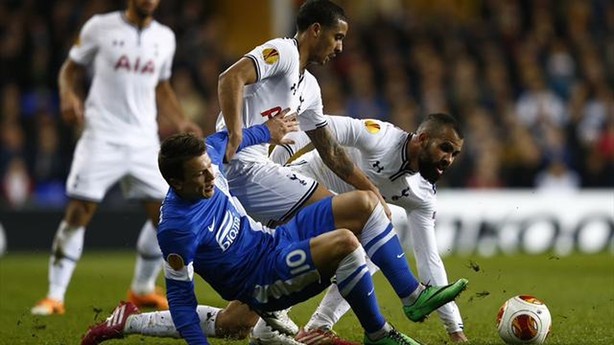 Tottenham - Dnipro Dnipropetrovsk 3-1 / Tottenham Tur Kapısını İkinci Yarıda Açtı